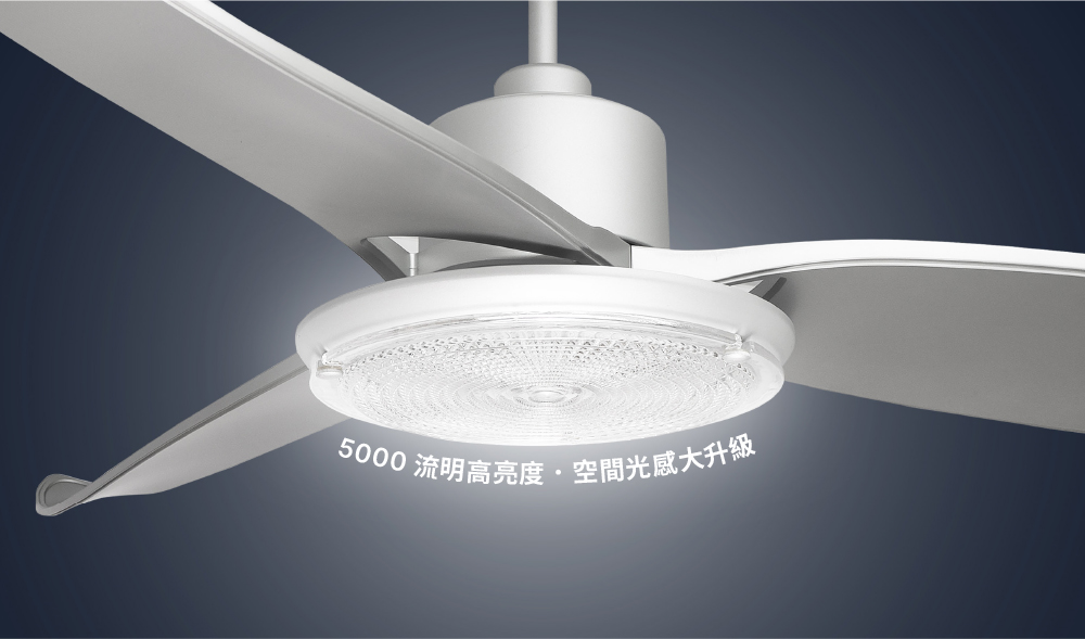 超大發光面積，室內明亮如晝