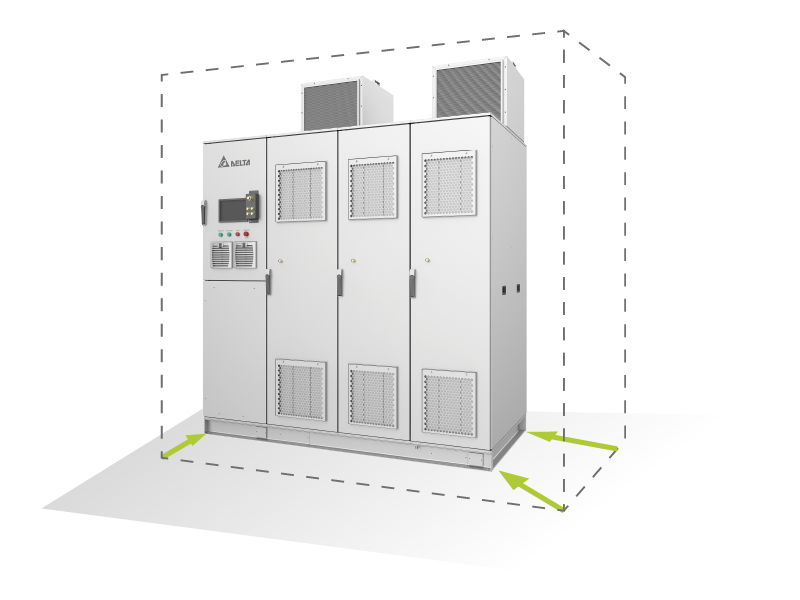 MVF Series Medium Voltage Drives_feature highlight_Small Footprint