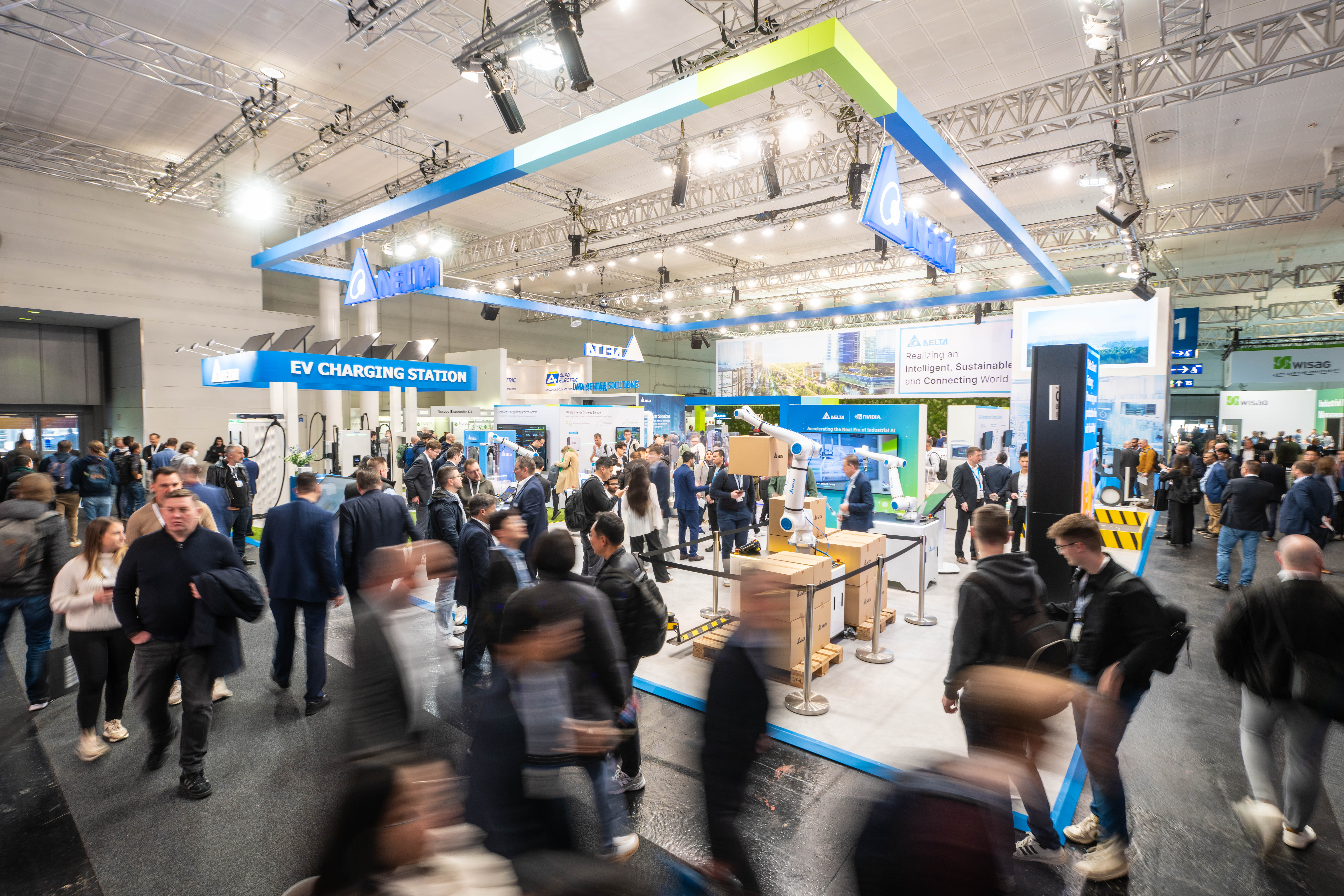 Delta booth at Hannover Messe