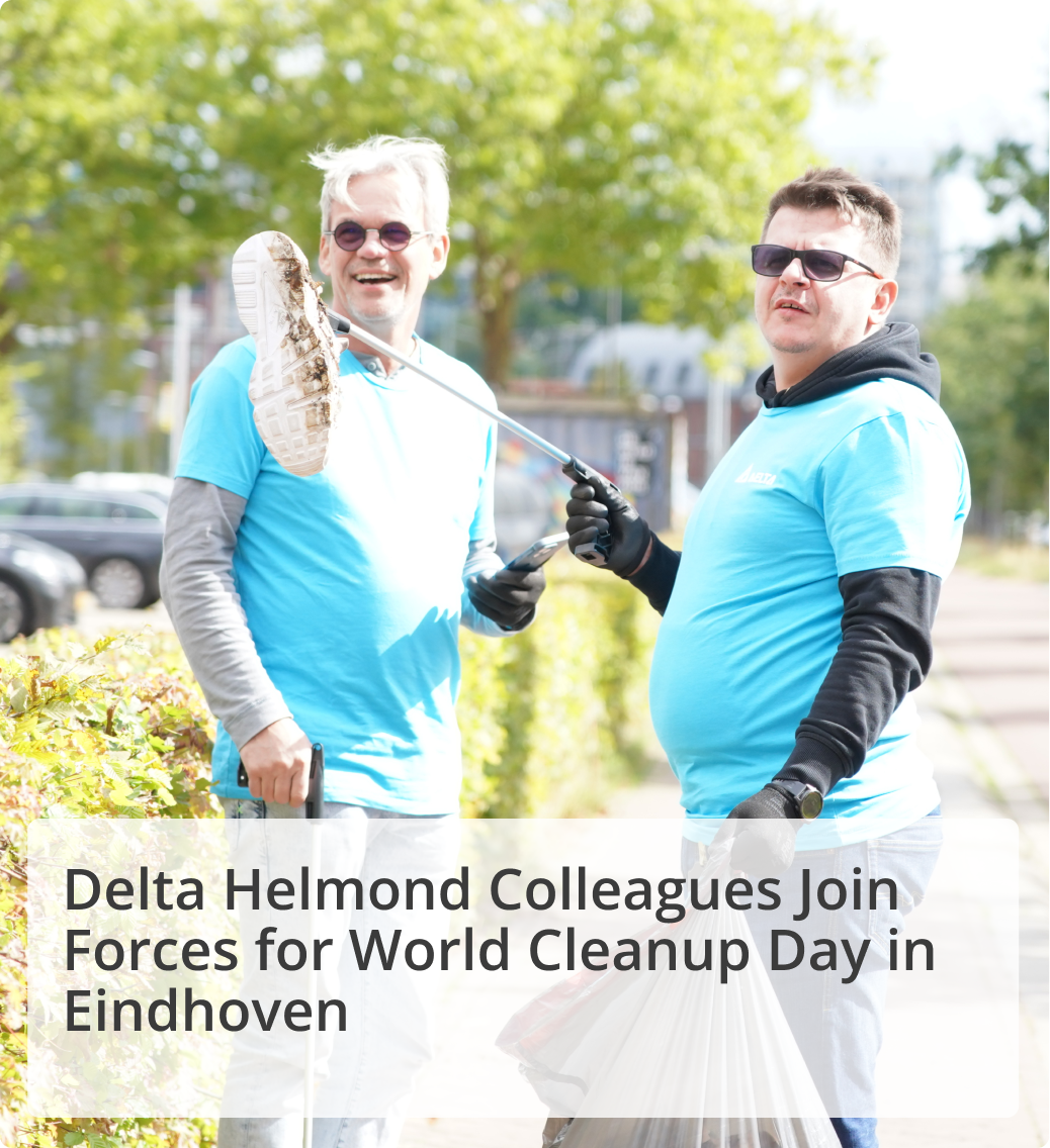 Delta Helmond Colleagues Join Forces for World Cleanup Day in Eindhoven