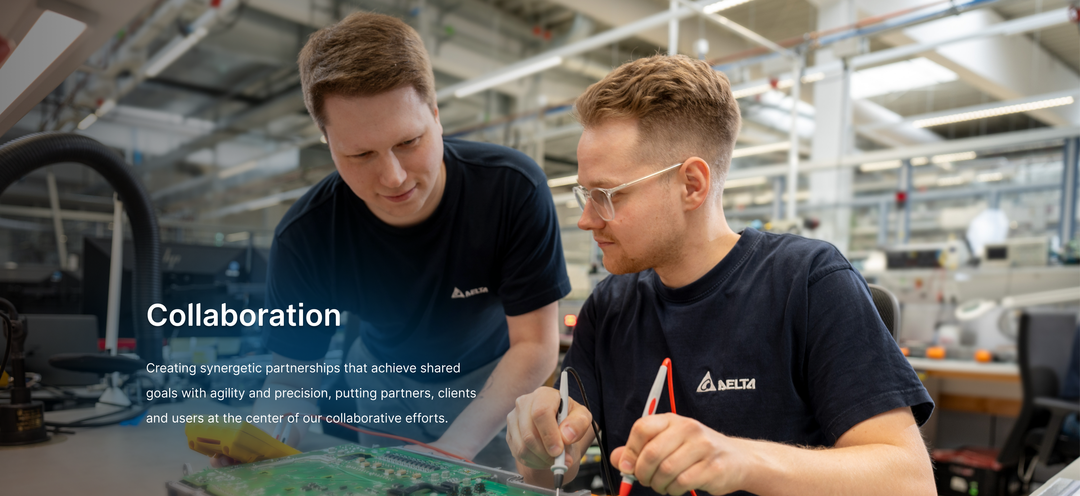 Collaboration — Creating synergetic partnerships that achieve shared goals with agility and precision, putting partners, clients and users at the center of our collaborative efforts.