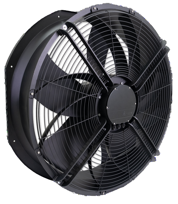 Delta axial fan