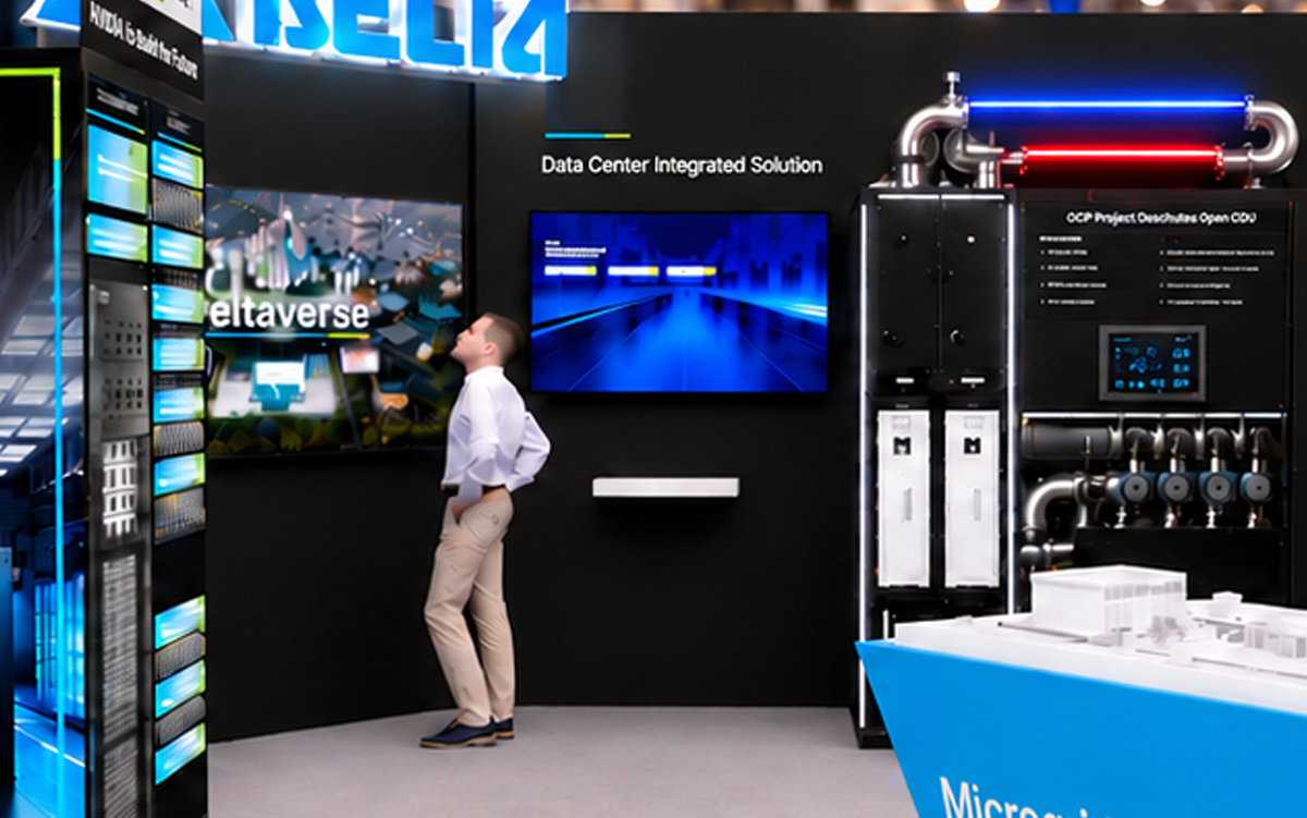 Data Center Integrated Solutions at the Delta booth.