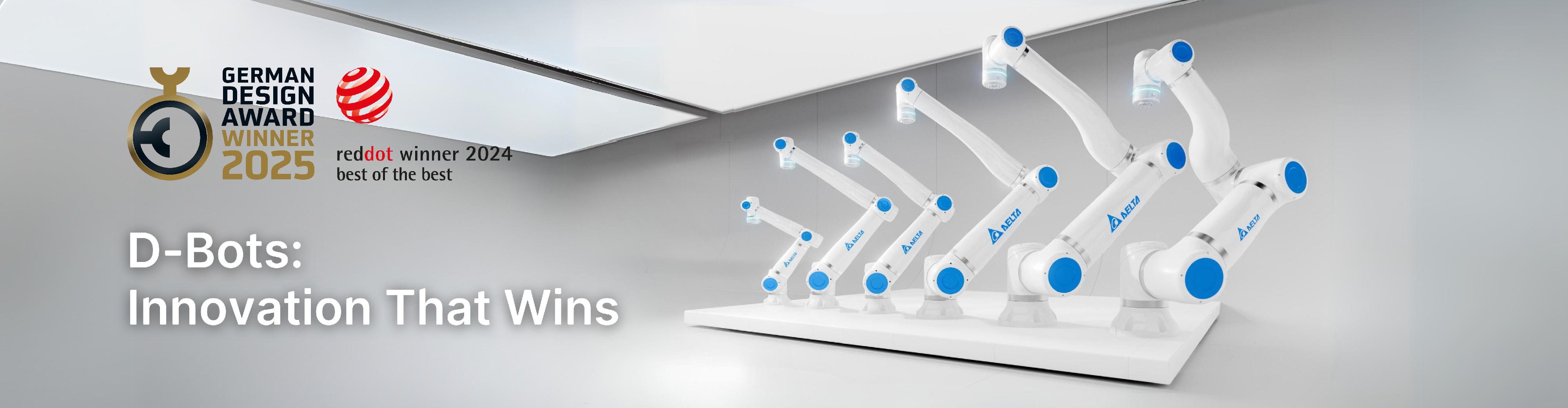 Delta’s D-Bot Series Cobots Awarded The German Design Award 2025