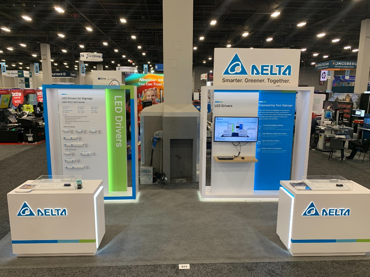 News Center Delta’s USVI Series LED Drivers Light Up at ISA Sign Expo