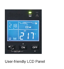 Delta R 1/2/3 kVA UPS - LCD panel
